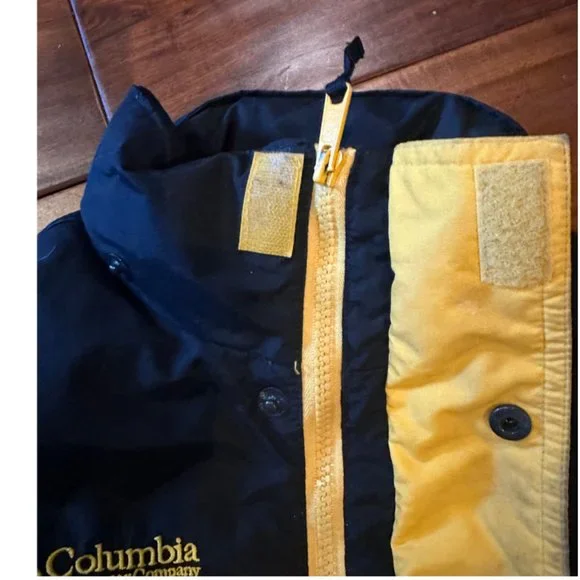 Columbia Core Interchange Gray/Gold youth 8 Lined Jacket RN69724 CA05367